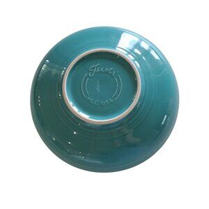 Fiesta Turquoise Ceramic Large Serving Bowl 11" Diameter Kitchen Collectible